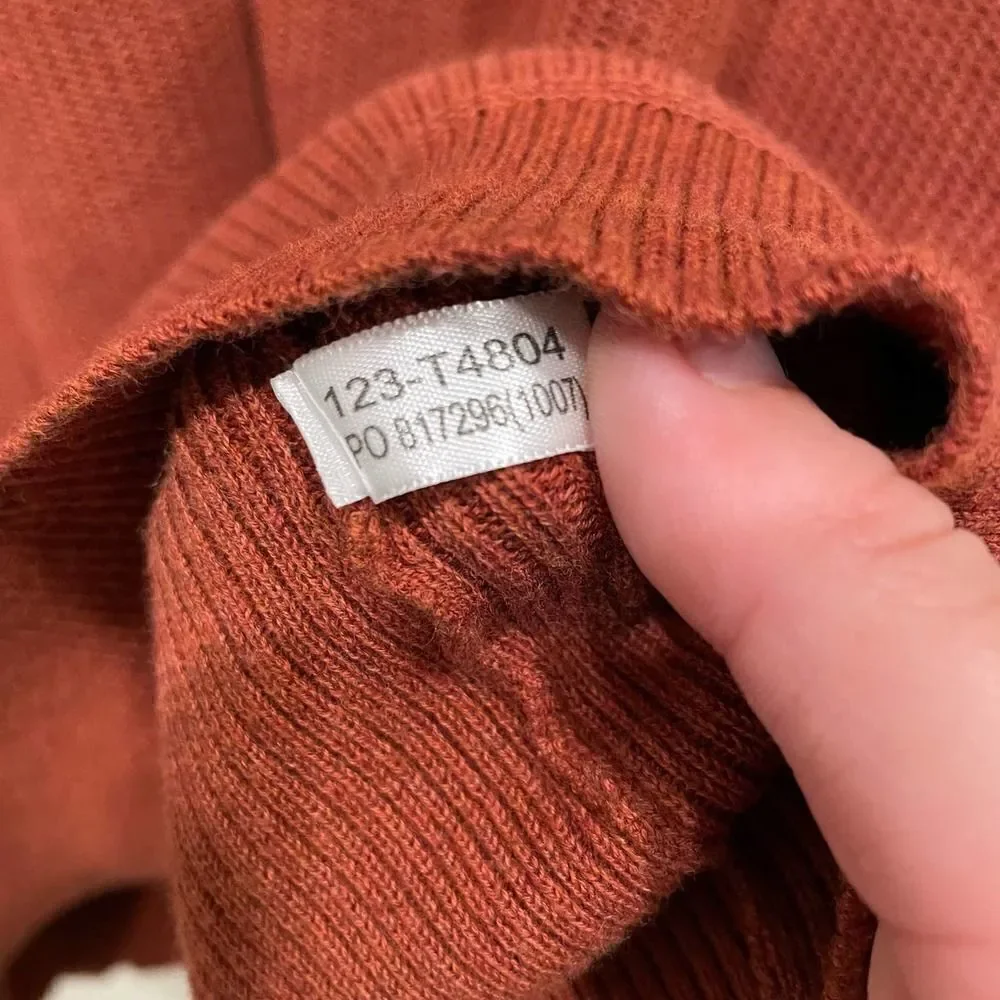 Tommy Bahama Men’s Dark Orange Sweater - Size: Medium